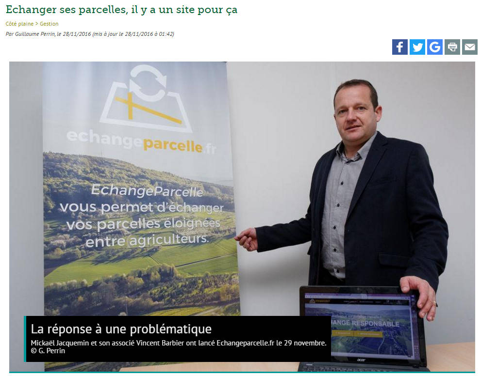 echange parcelle agricole