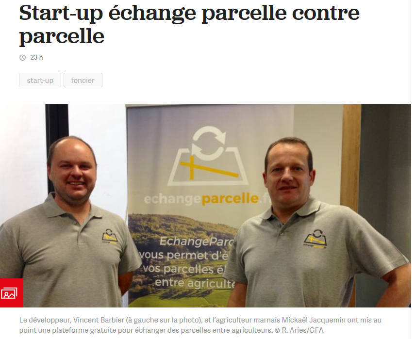 echange parcelle agricole