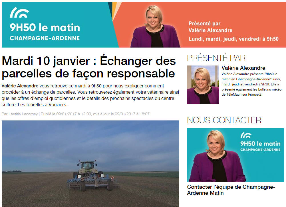 echange parcelle agricole