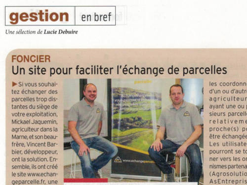 echange parcelle agricole