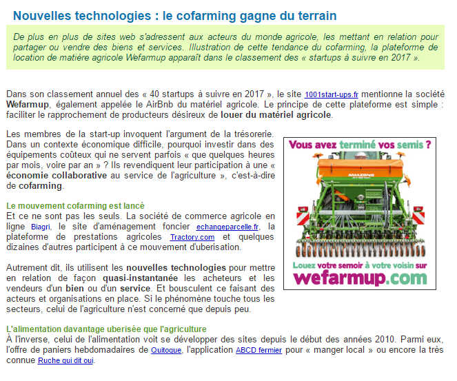 echange parcelle agricole