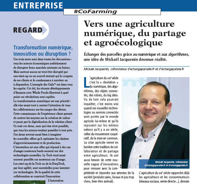 echange parcelle agricole